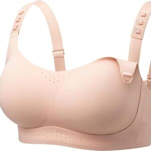 Momcozy Pumping and Nursing Bra for Breastfeeding, 3-in-1 Maternity Bra Size M